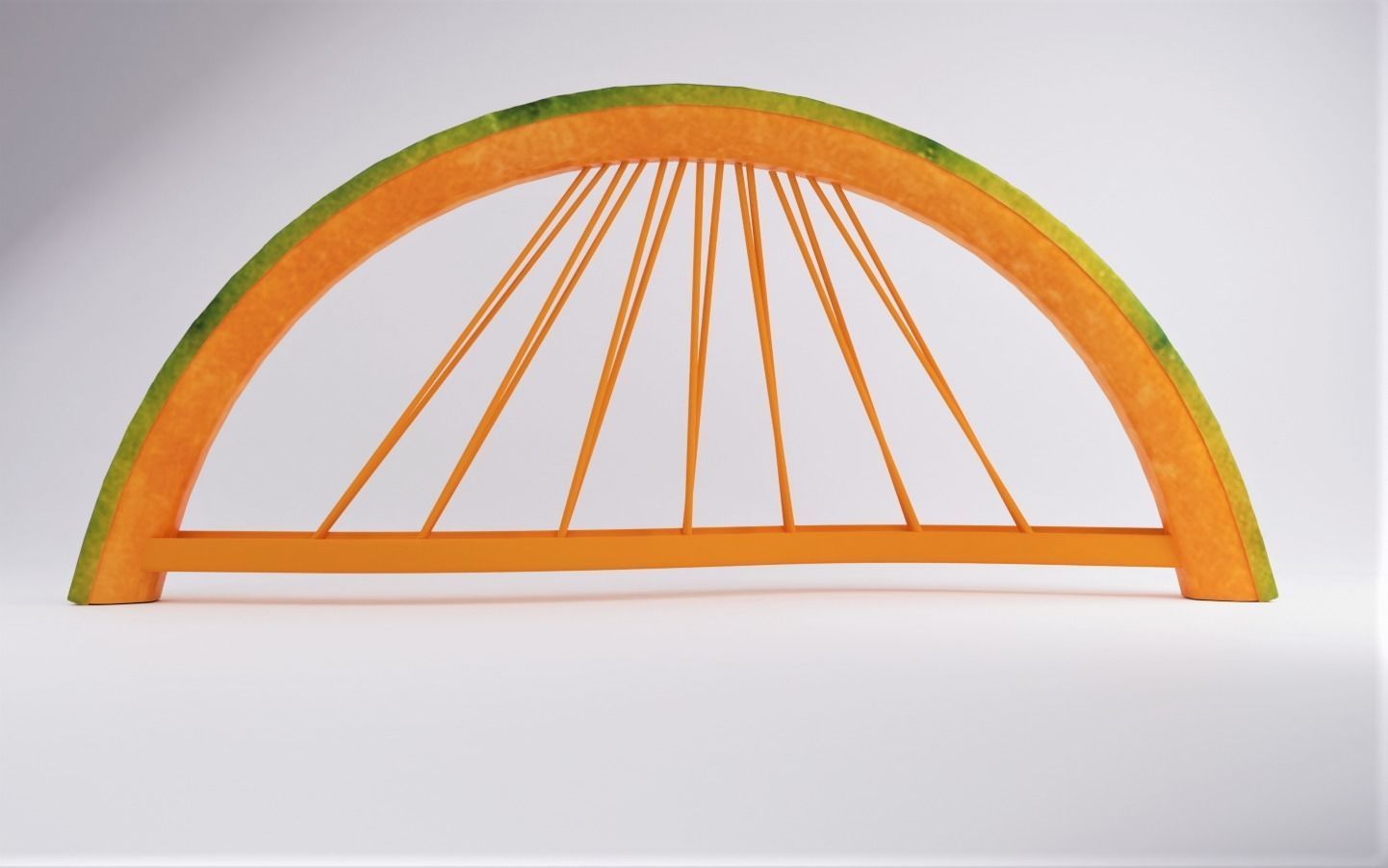 Honeydew Bridge Low-poly 3D model_1