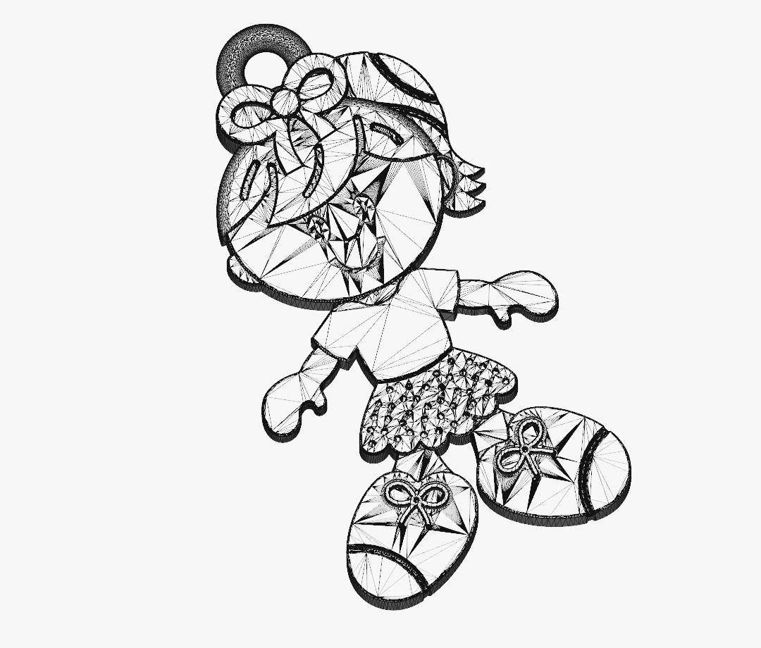 Pendant Boy and Girl 05 3D print model_19