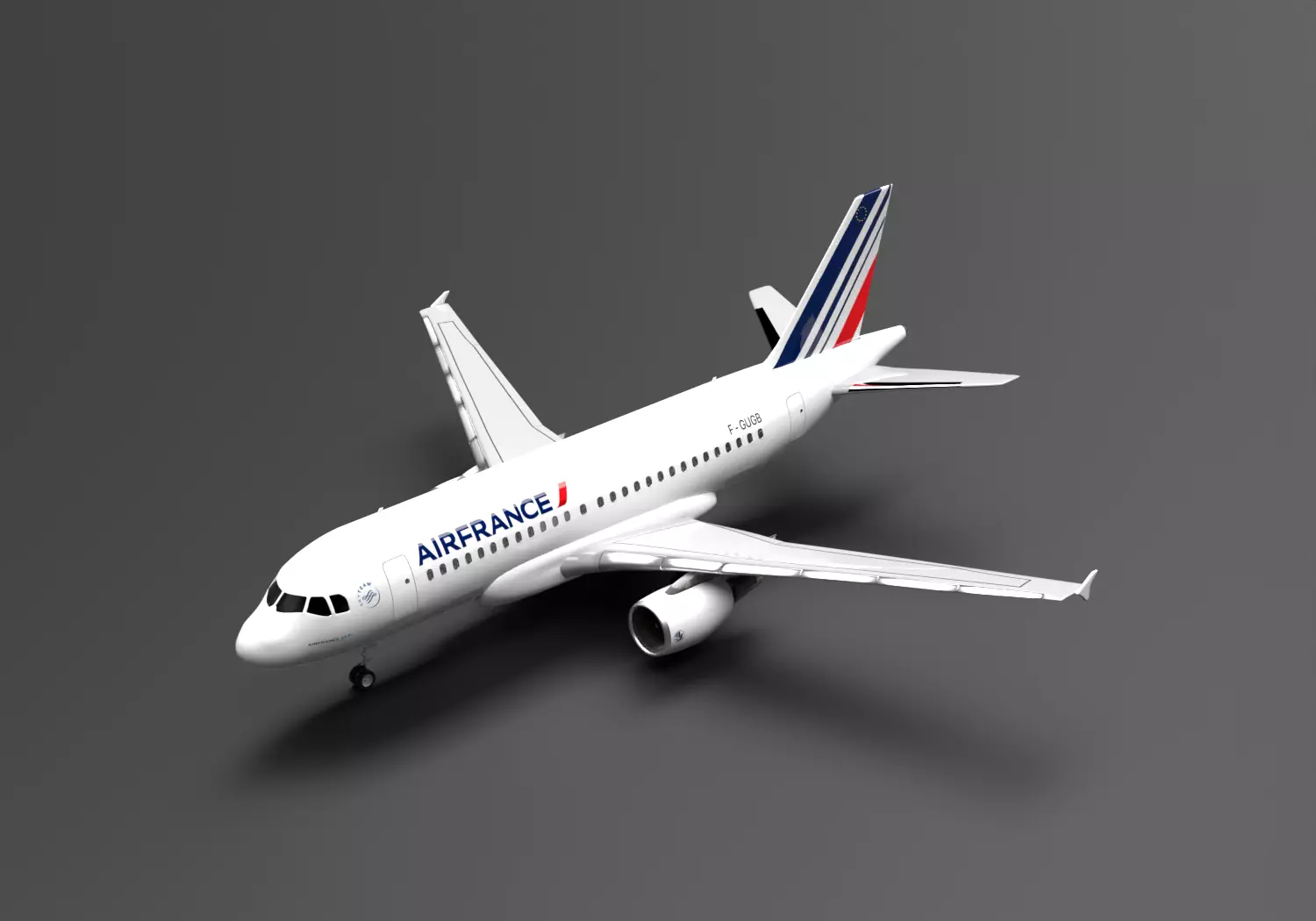 Airbus A318 AirFrance Livery 3D model