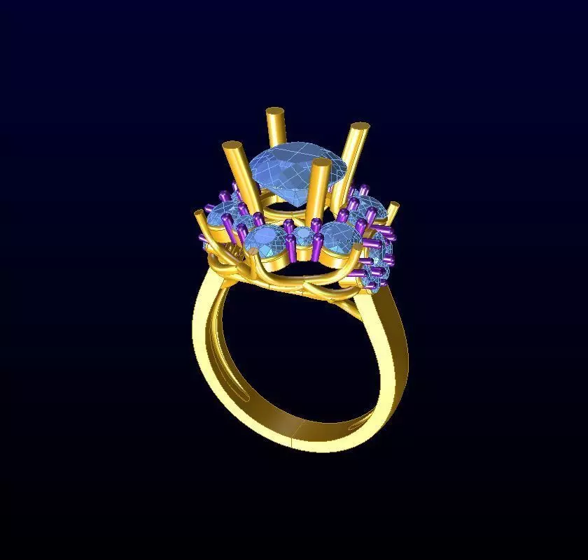 DIAMOND JEWELLERY 3D print model_0
