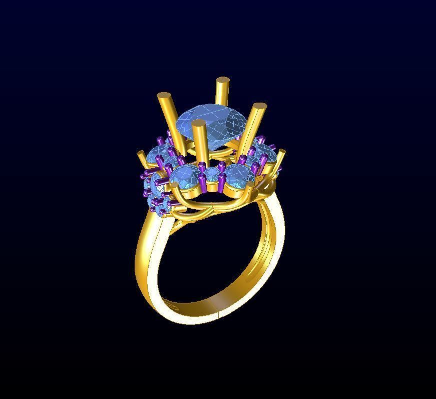 DIAMOND JEWELLERY 3D print model_2