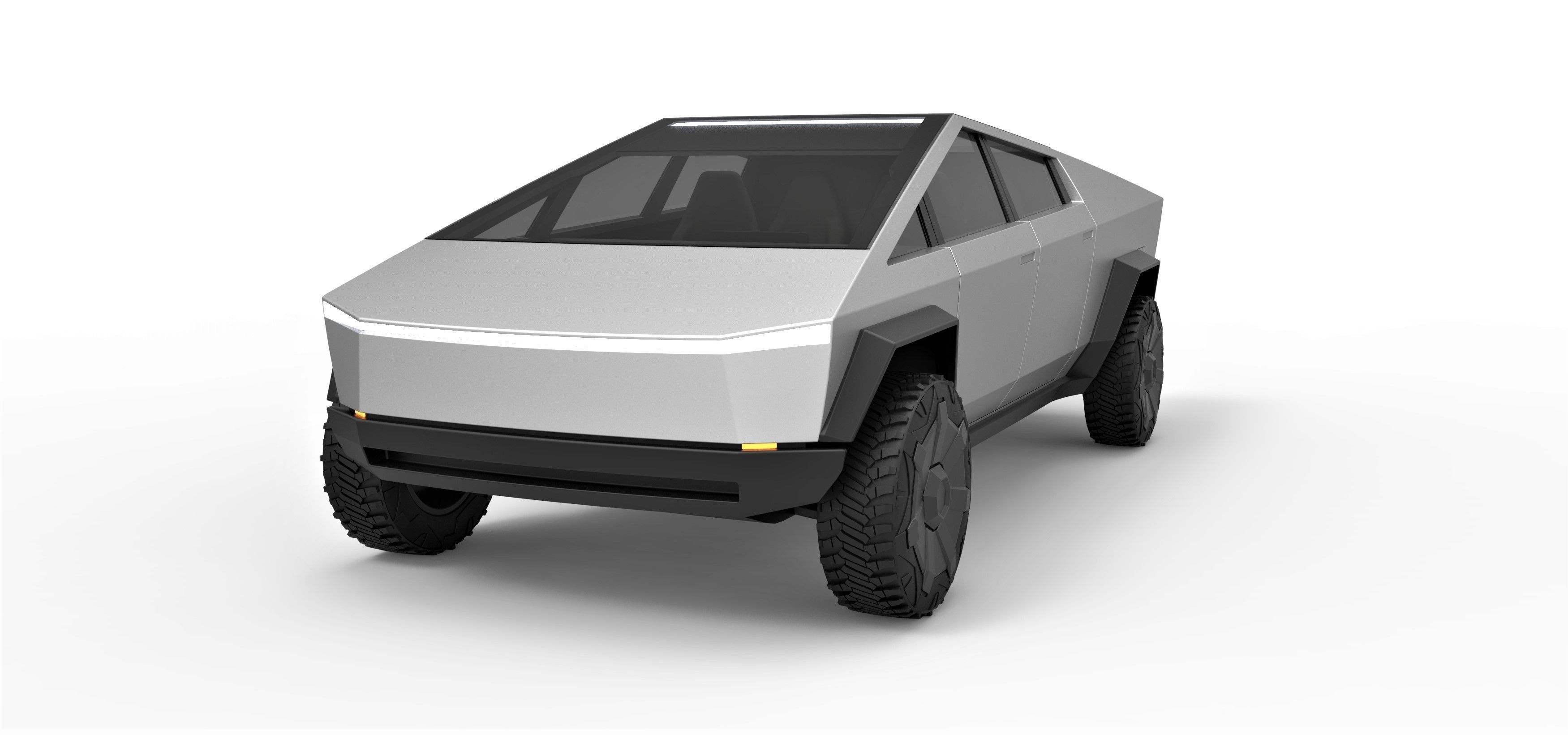 Tesla Cybertruck 3D model_3