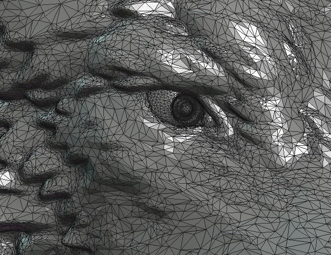 Wolf Head III 3D print model_16