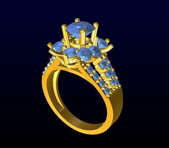 DIAMOND JEWELLERY 3D print model