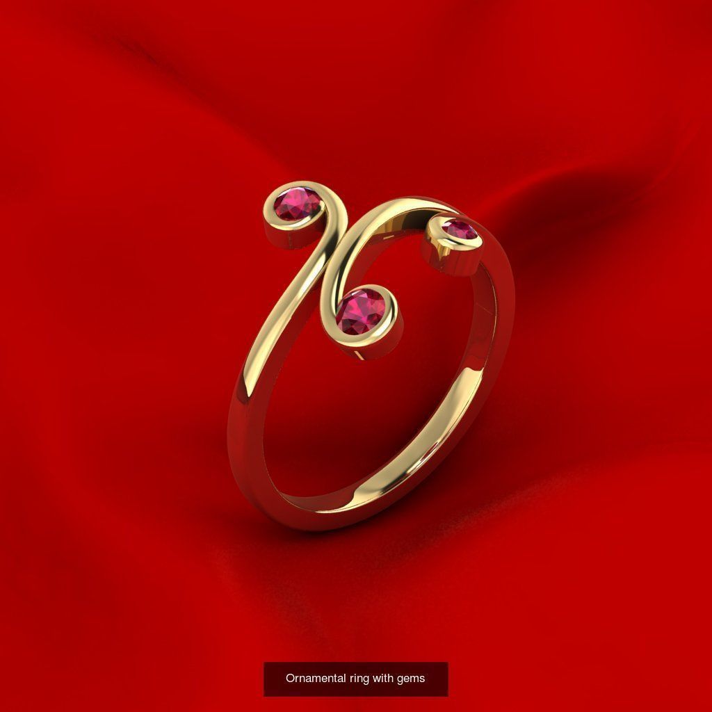 Unique Rings 3D Model Collection_4