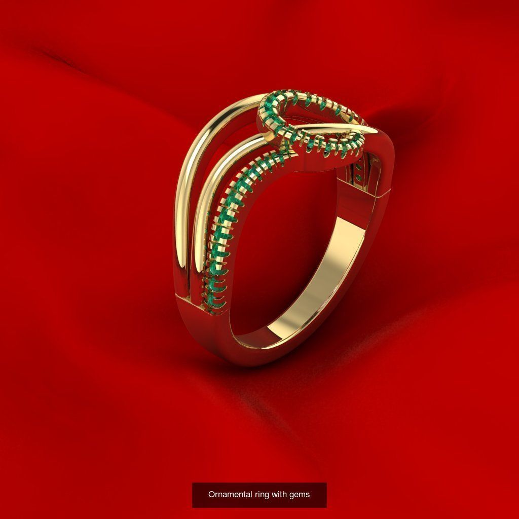 Unique Rings 3D Model Collection_5
