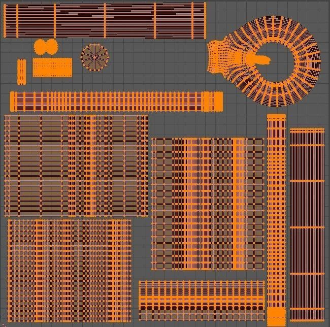 Syringe three medical syringes 3D model_14