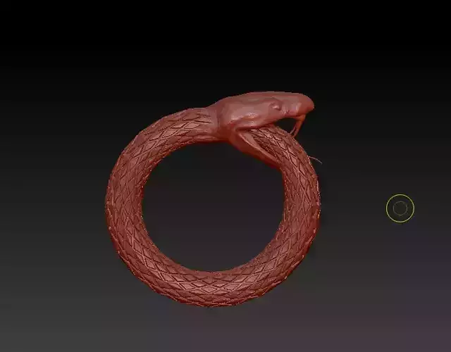 Ring snake 3D print model