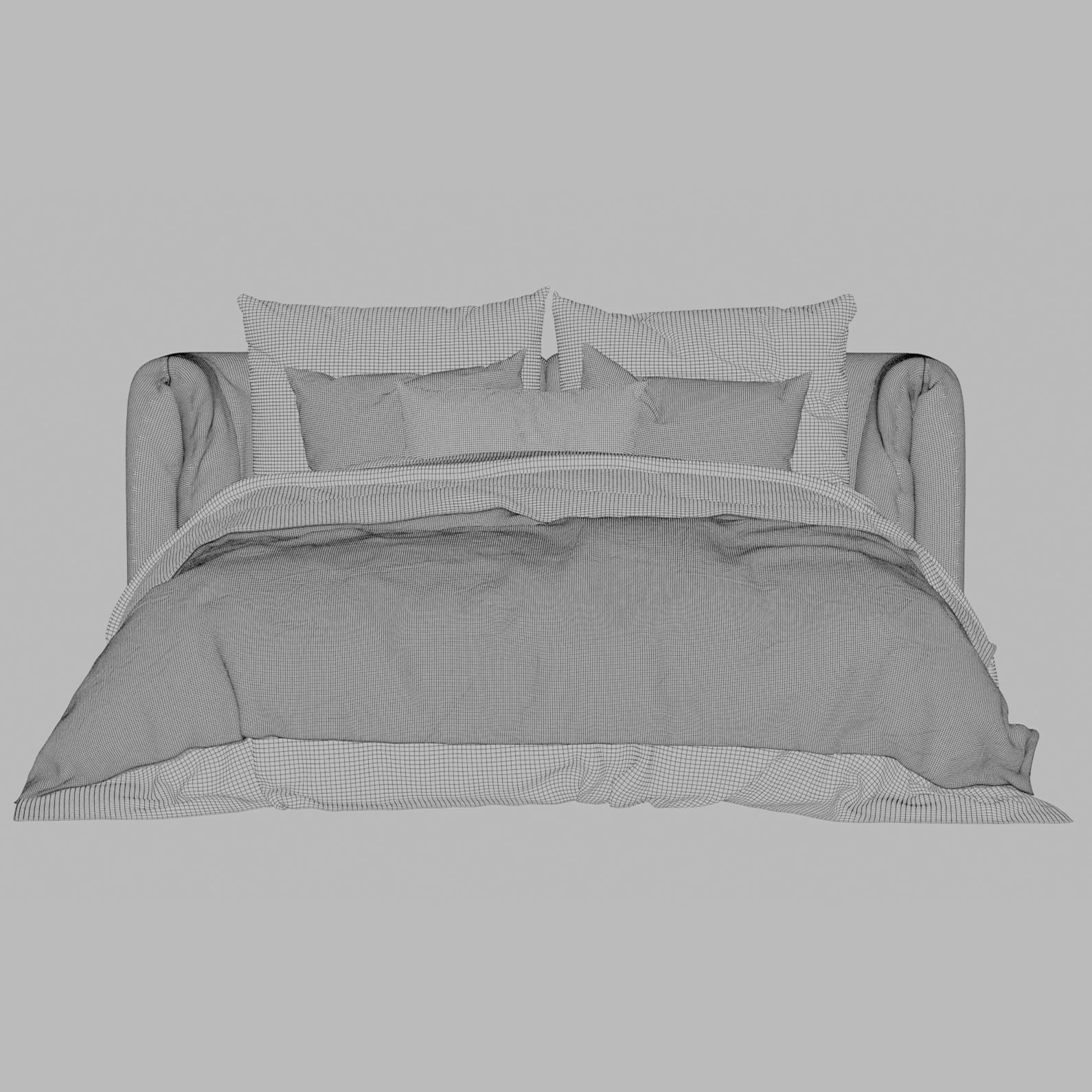 Bed adairs bed 3D model_2
