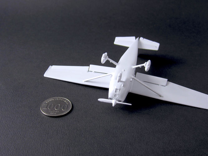 Cessna 172 Skyhawk 3D print model 5