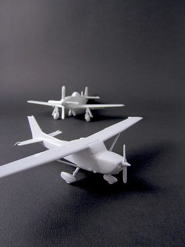 Cessna 172 Skyhawk 3D print model 7