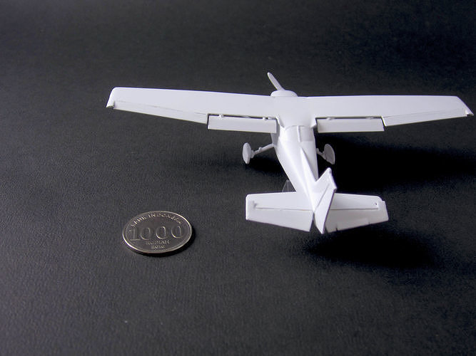 Cessna 172 Skyhawk 3D print model 6