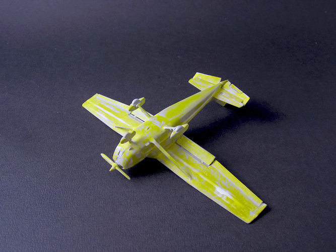 Cessna 172 Skyhawk 3D print model 2