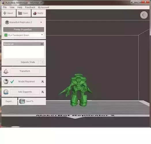 Green Monster 3D print model
