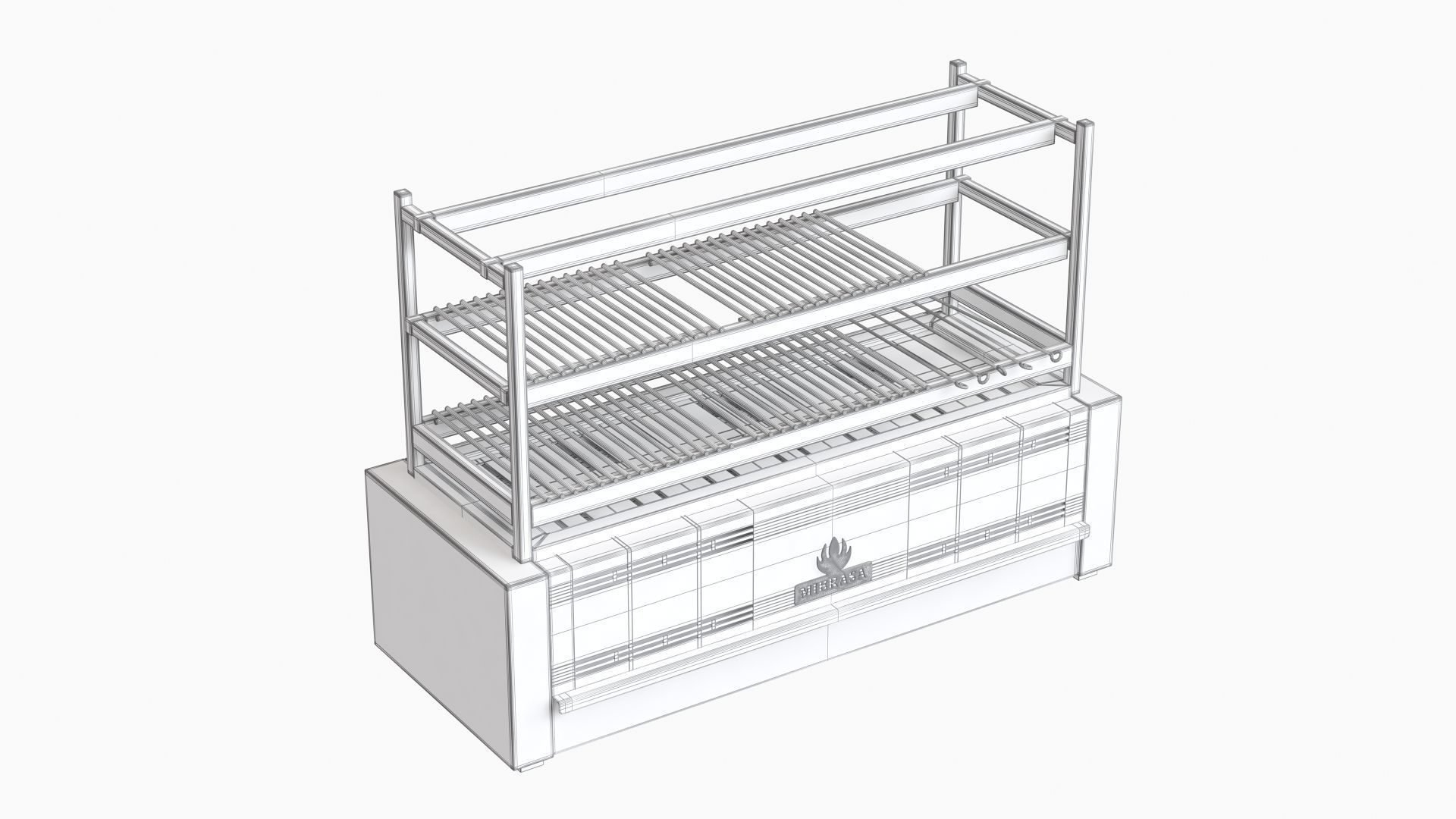 MIBRASA Spain grill restaurant Robatayaki RM 115 3D model_9