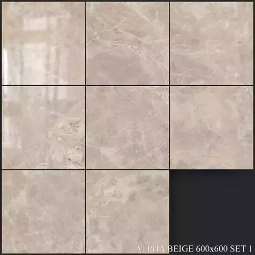Yurtbay Seramik Alpha Beige 600x600 Set 1