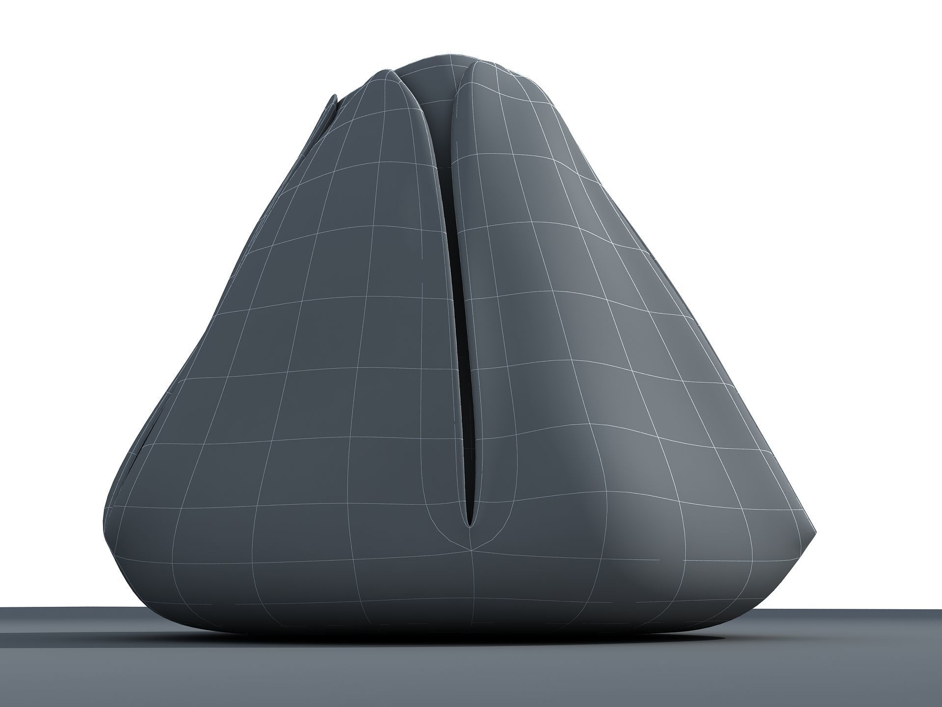 Adult Barnacle Balanus Low-poly 3D model_18