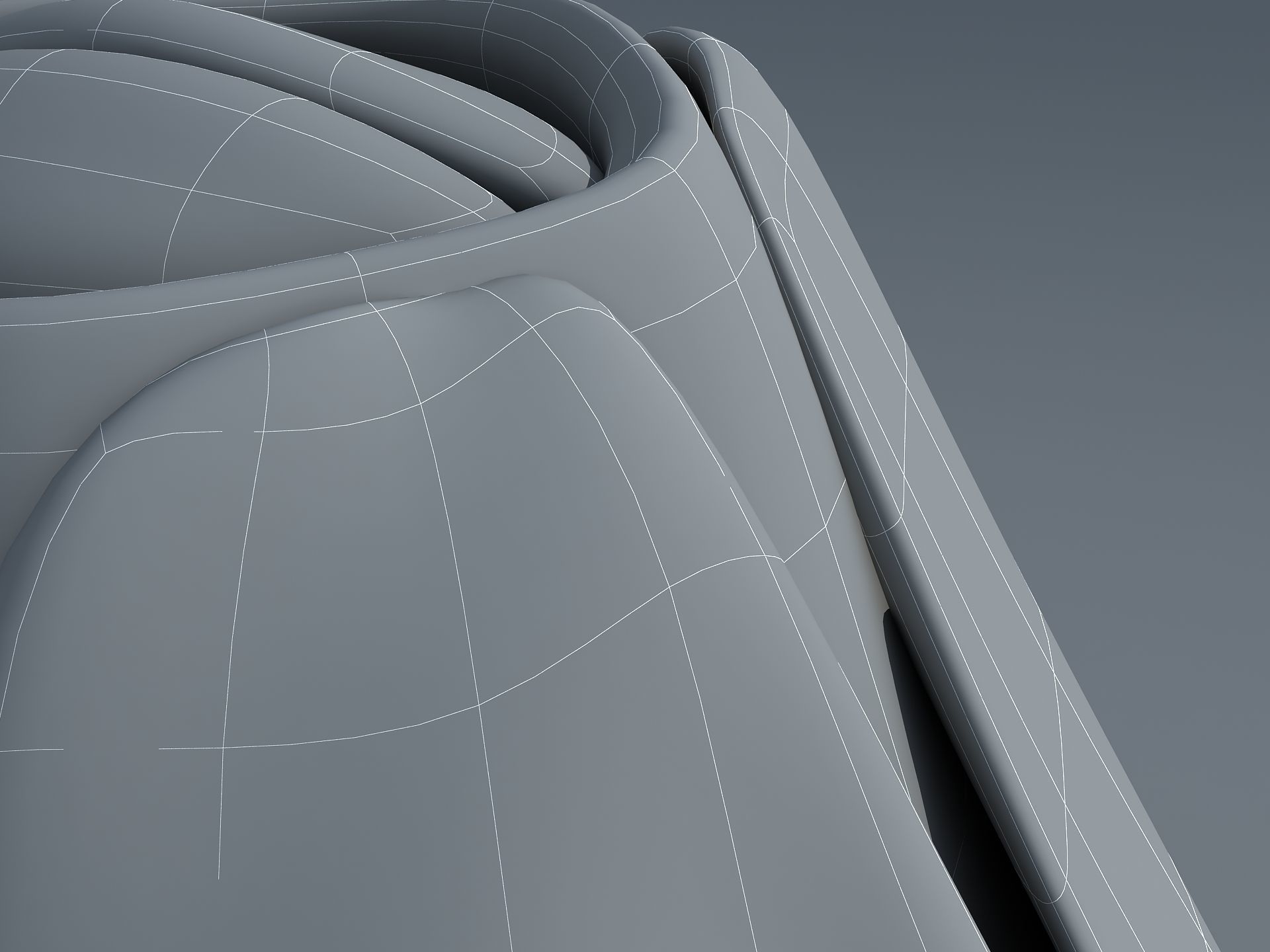 Adult Barnacle Balanus Low-poly 3D model_16