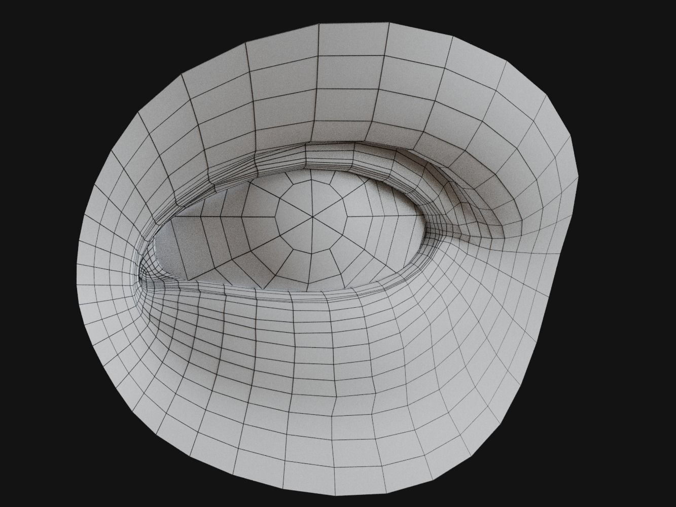 Human Eye with Eyelids 3D model_11