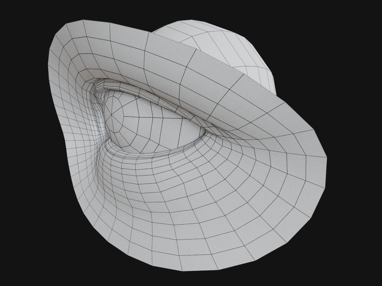 Human Eye with Eyelids 3D model_12