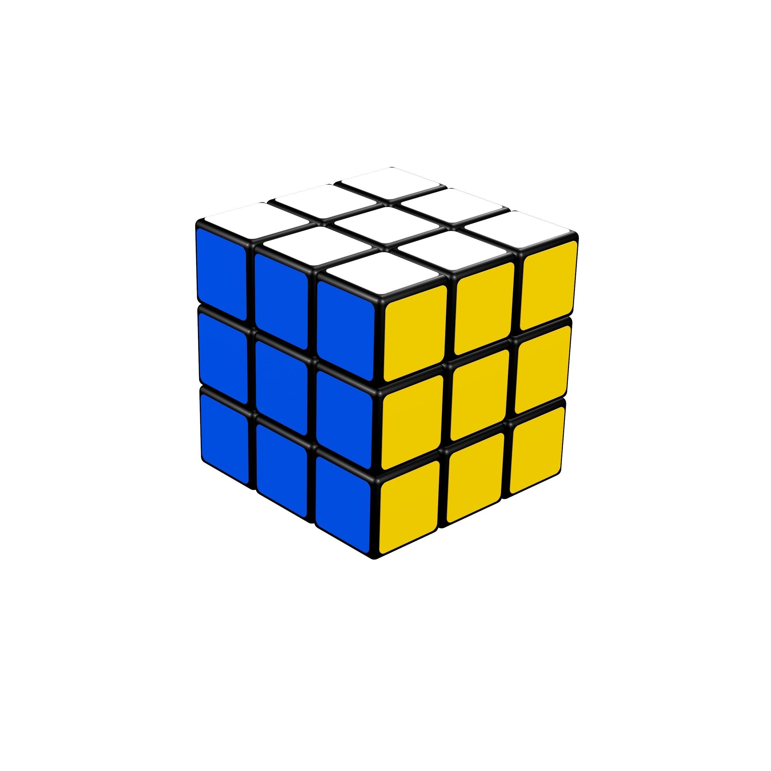 Rubik Cube 3D model_7