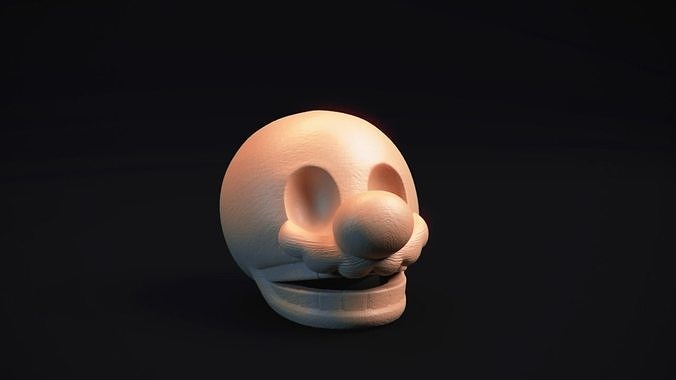 Super Mario Skull 3D print model