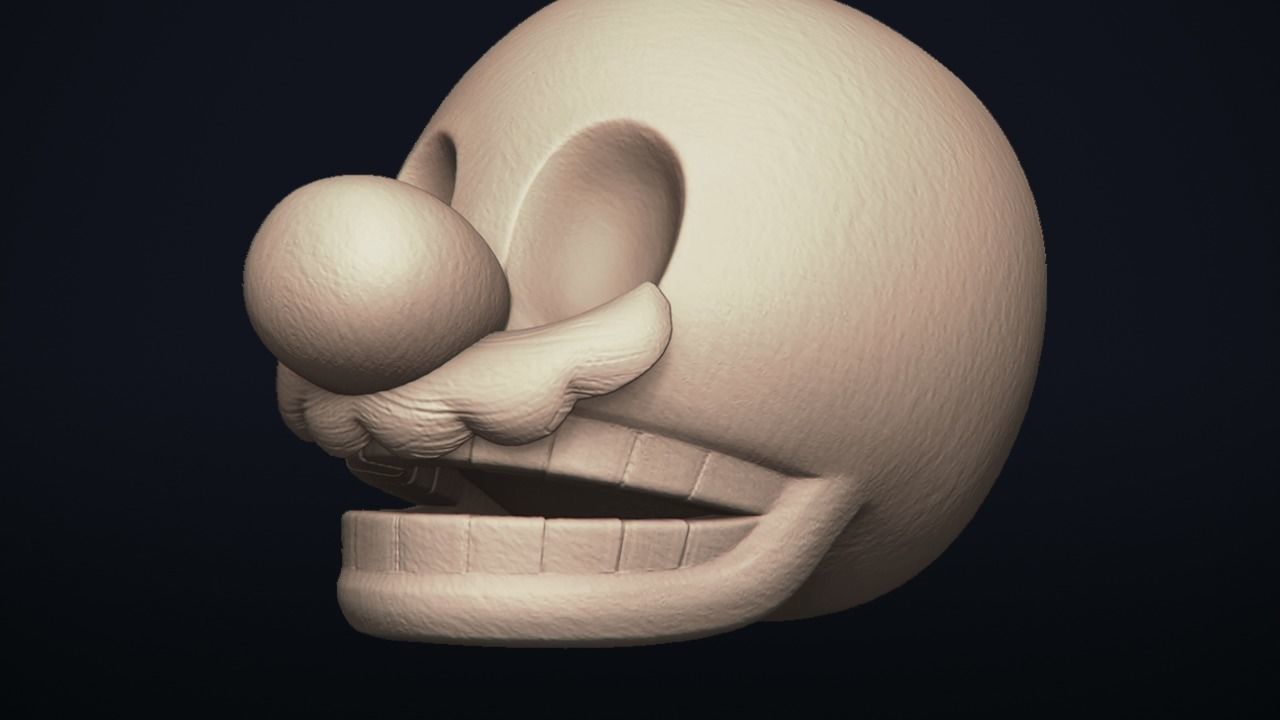 Super Mario Skull 3D print model_12