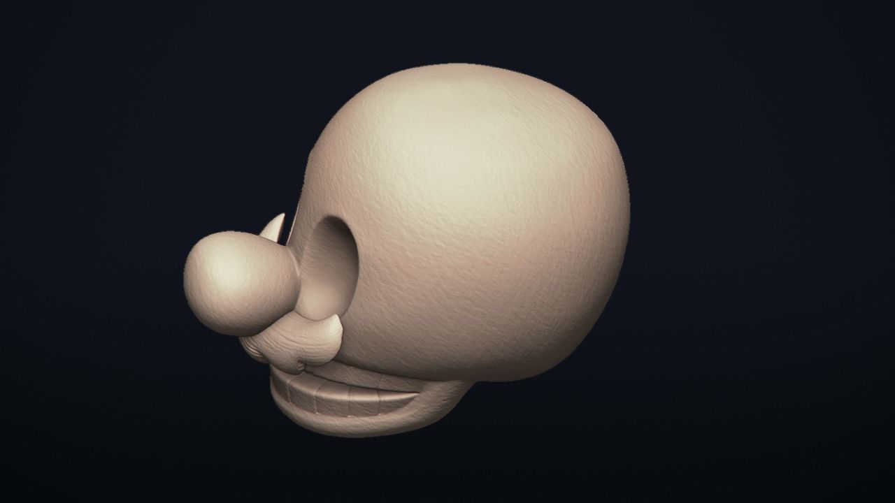 Super Mario Skull 3D print model_7