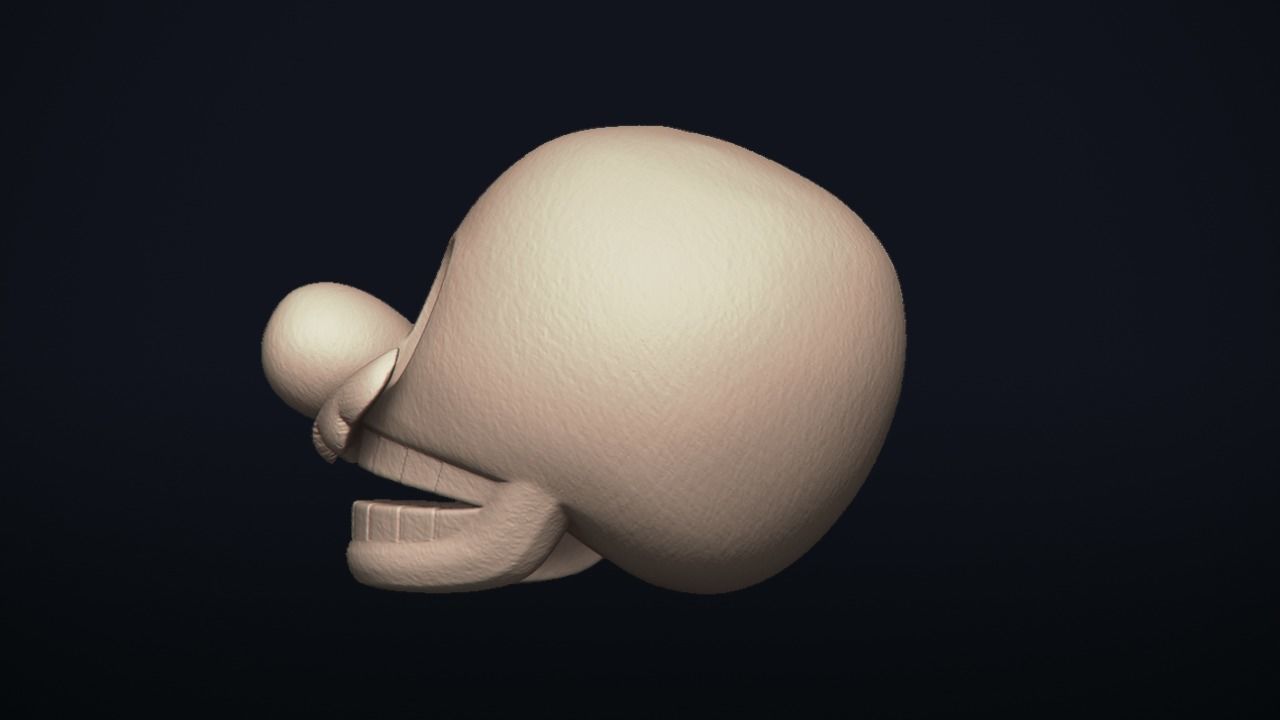 Super Mario Skull 3D print model_3