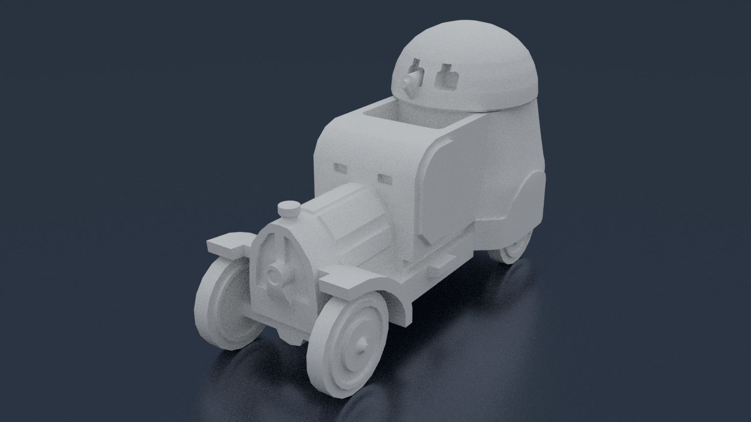 Austro-Daimler Panzerautomobil 3D print model_2