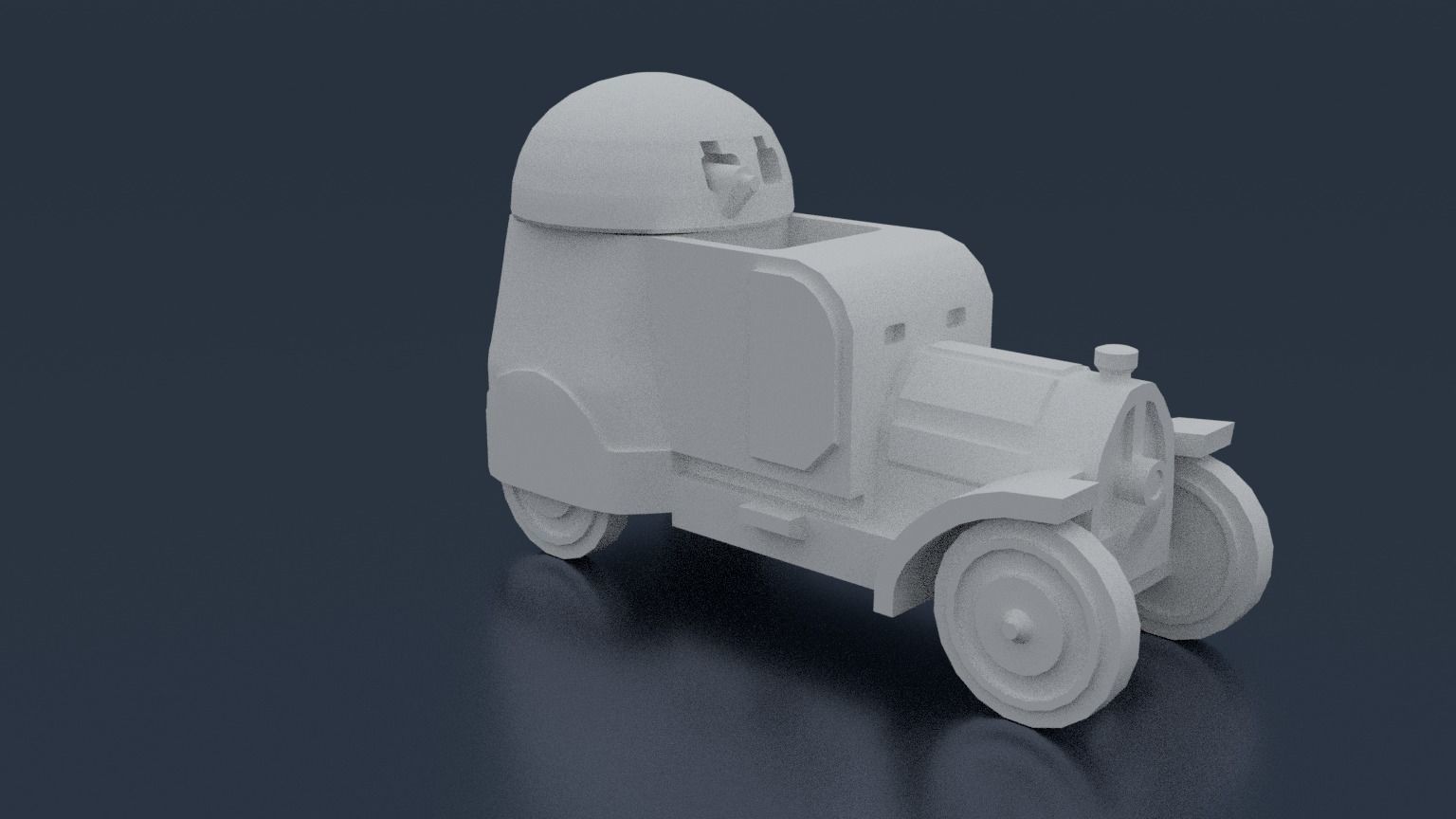 Austro-Daimler Panzerautomobil 3D print model_8