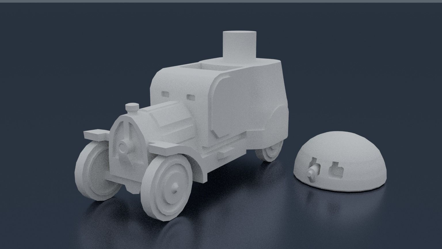 Austro-Daimler Panzerautomobil 3D print model_10