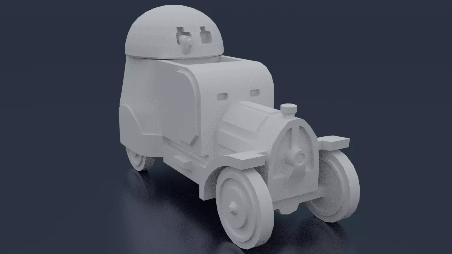 Austro-Daimler Panzerautomobil 3D print model_0