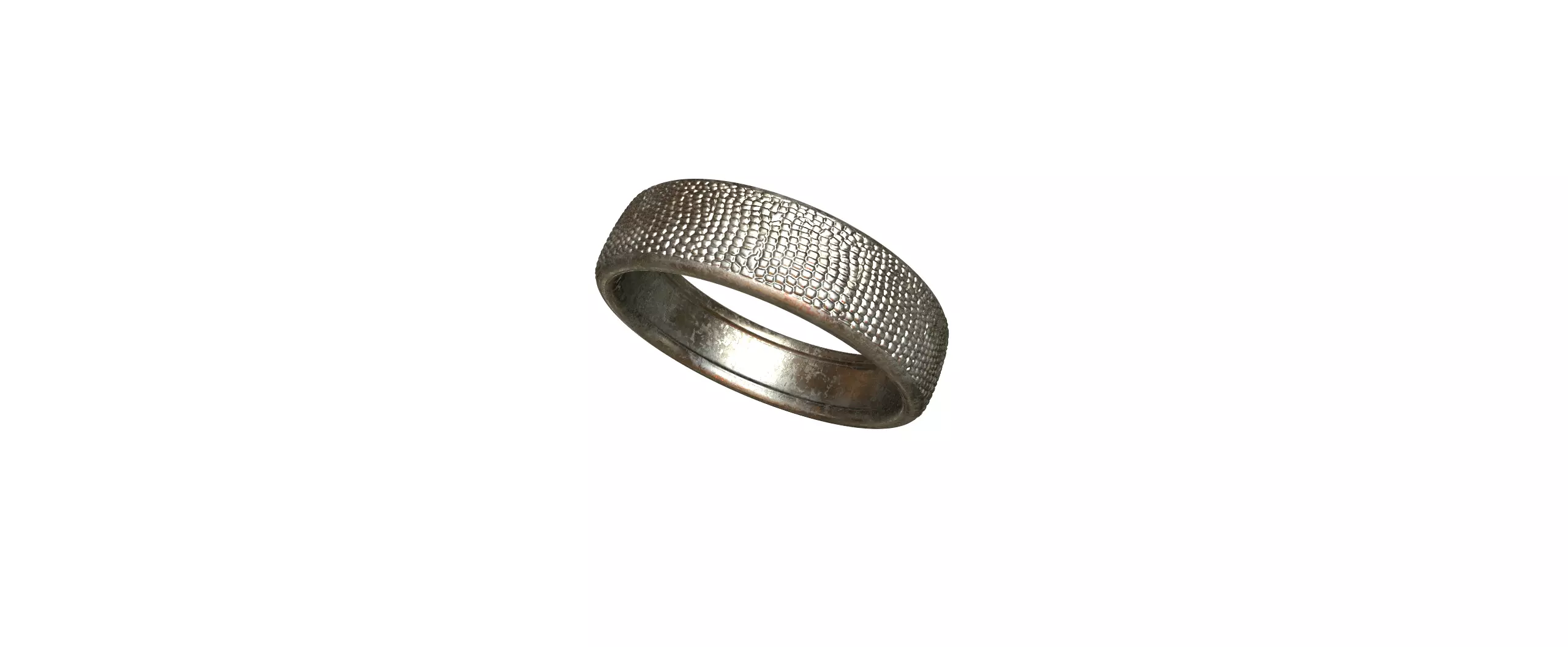 Lizard Skin Ring 3D print model