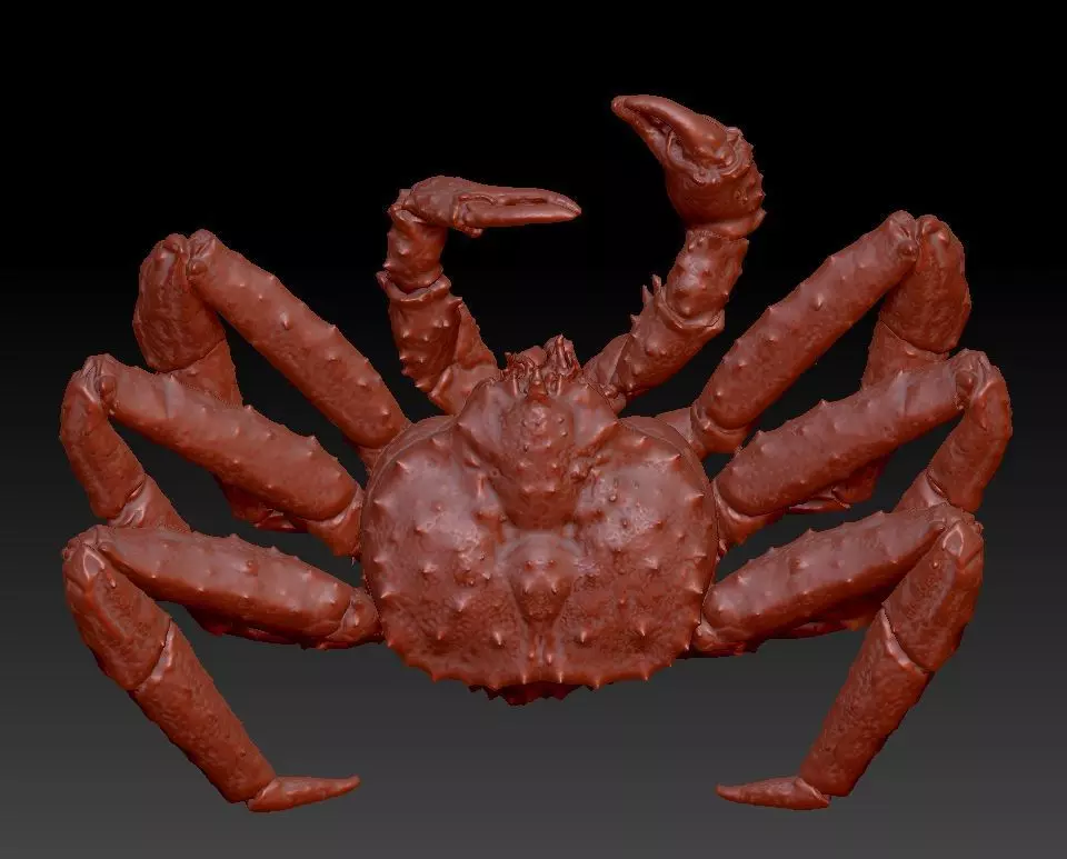 king crab alaska 3D print model