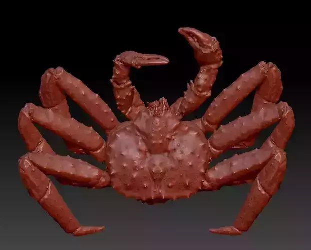 king crab alaska 3D print model