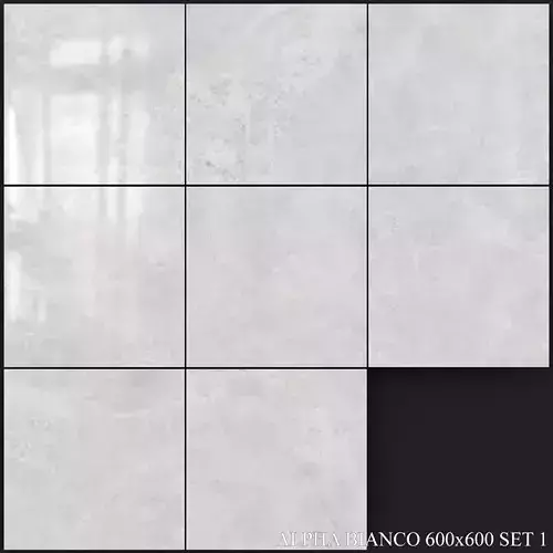 Yurtbay Seramik Alpha Bianco 600x600 Set 1