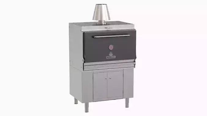 Hosper HMB AB 110 Mibrasa  charcoal oven 3D model