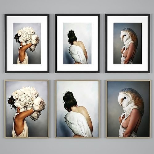 Amy Judd Art Low-poly 3D model