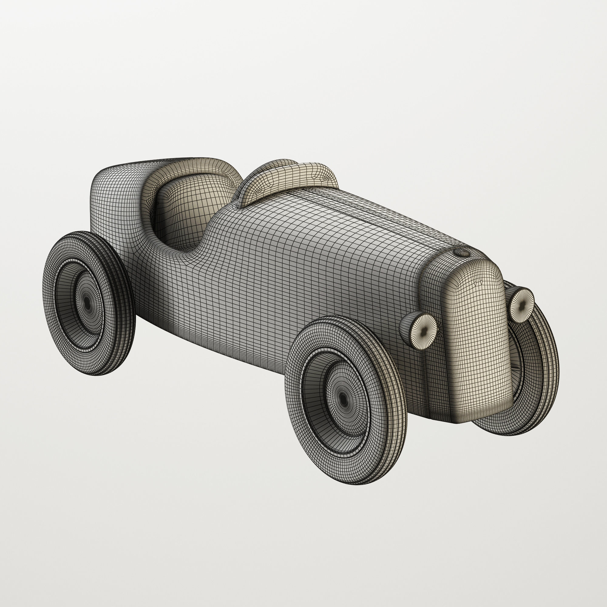 Grand Prix Racing Car Toy by Ooh Noo 3D model_4