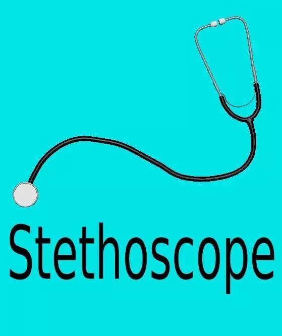 Stethoscope Medical equipment Treatment medicine hospital heart Free 3D model