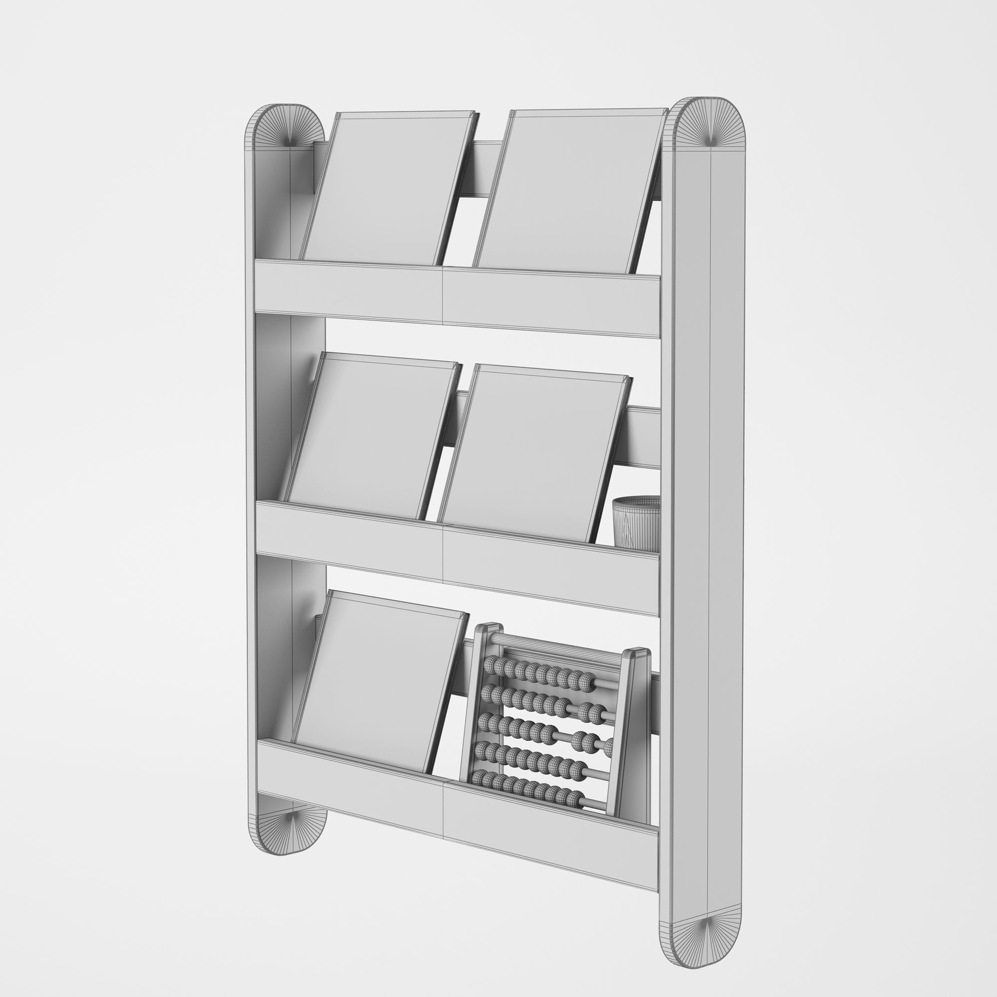 Essentials Spark Book Shelving by Made 3D model_4