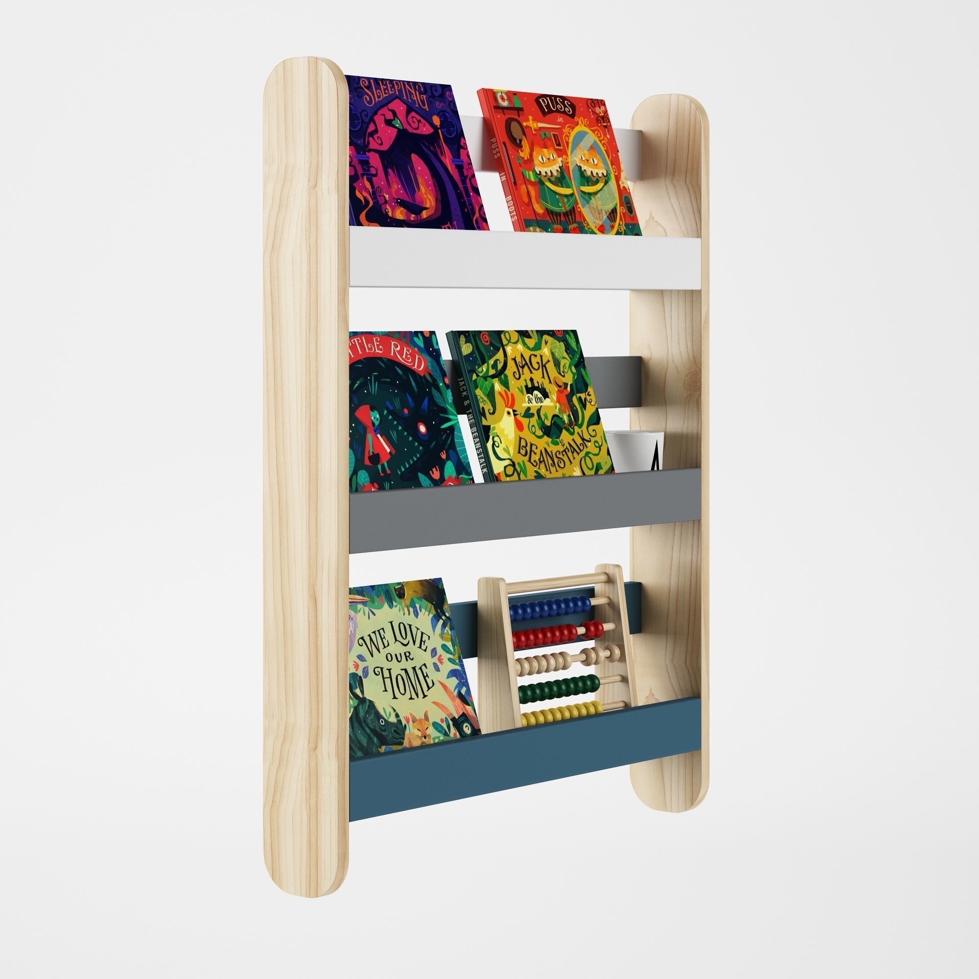 Essentials Spark Book Shelving by Made 3D model_1