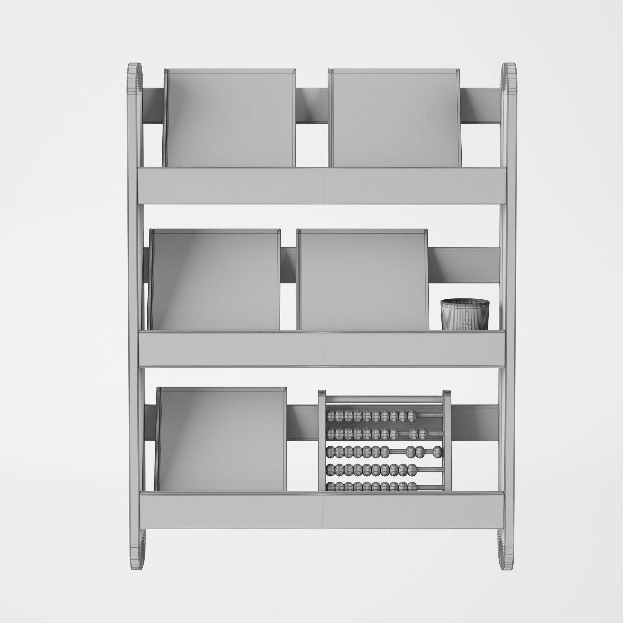 Essentials Spark Book Shelving by Made 3D model_3