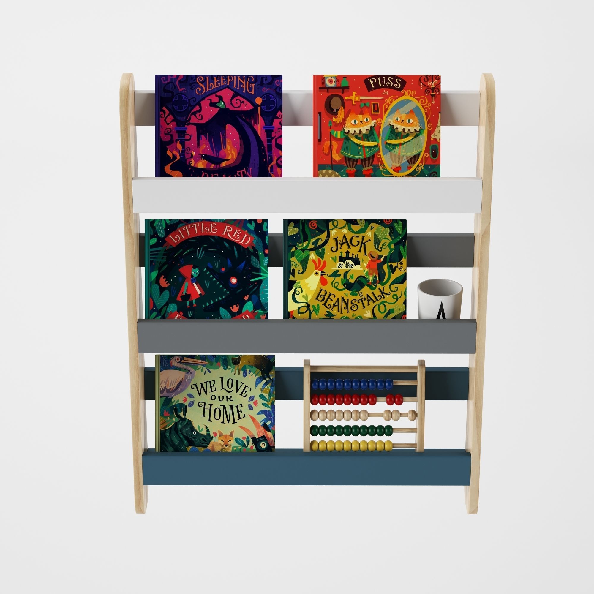 Essentials Spark Book Shelving by Made 3D model_2