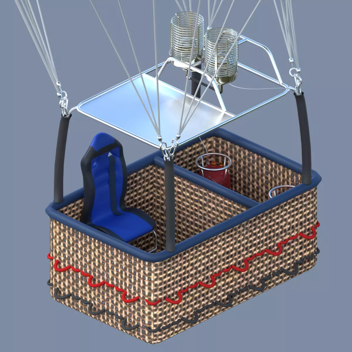 HOT AIR BALLOON 3D model_0