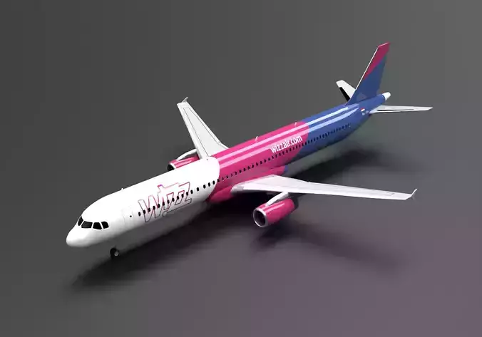 Airbus A321 WizzAir Livery