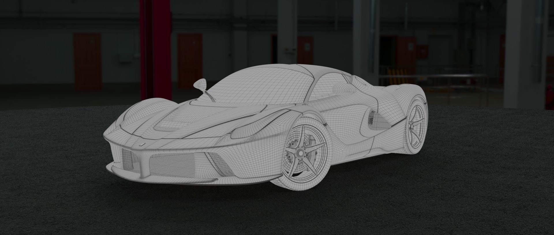 Ferrari LaFerrari 3D model_5