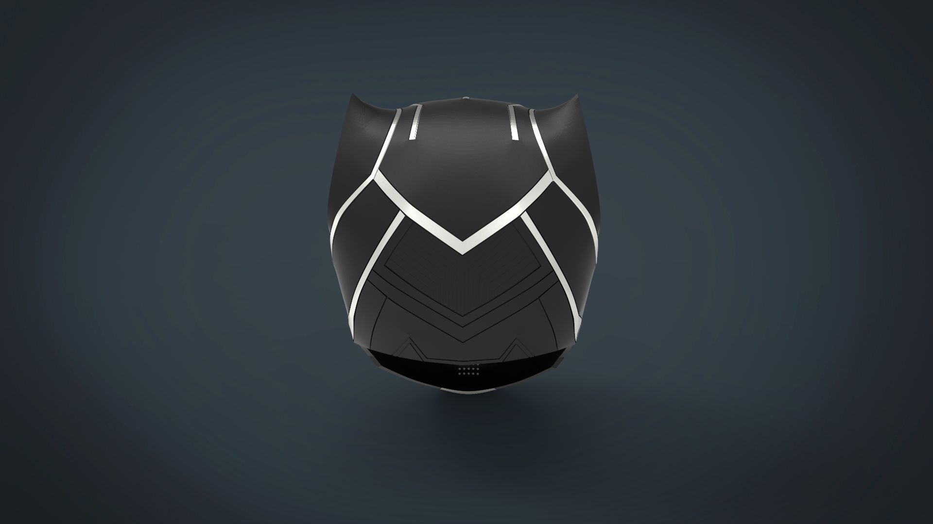 Black Panther Helmet - stl files for 3d printing 3D print model_5