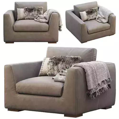 RH Modena Taper Arm Chair